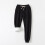 (Black, 3XL) Warm Sweat Womens Pants Sherpa Lined Faux Fleece Lining Joggers Jogging Trousers 1