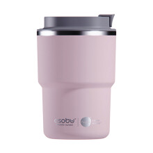 Asobu Vacuum Insulated Stainless Steel Coffee Express 355ml Pink