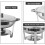 (4 pack, 4 QT/3.5L) Round Chafing Dish Buffet Server Stainless Steel 5