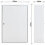 NEW-OPENED BOX Rottner Large Key Cabinet Wall Mounted with Key Hooks - White (200 Keys) 3