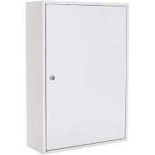 NEW-OPENED BOX Rottner Large Key Cabinet Wall Mounted with Key Hooks - White (200 Keys)