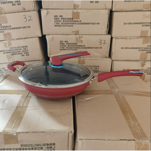 Stainless steel wok with lid 1