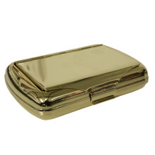 Knight Gold Coloured 1oz Tobacco Tin