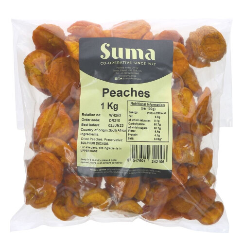 Suma Peaches - SO2 - 1 kg ( Pack of 1 ) 1