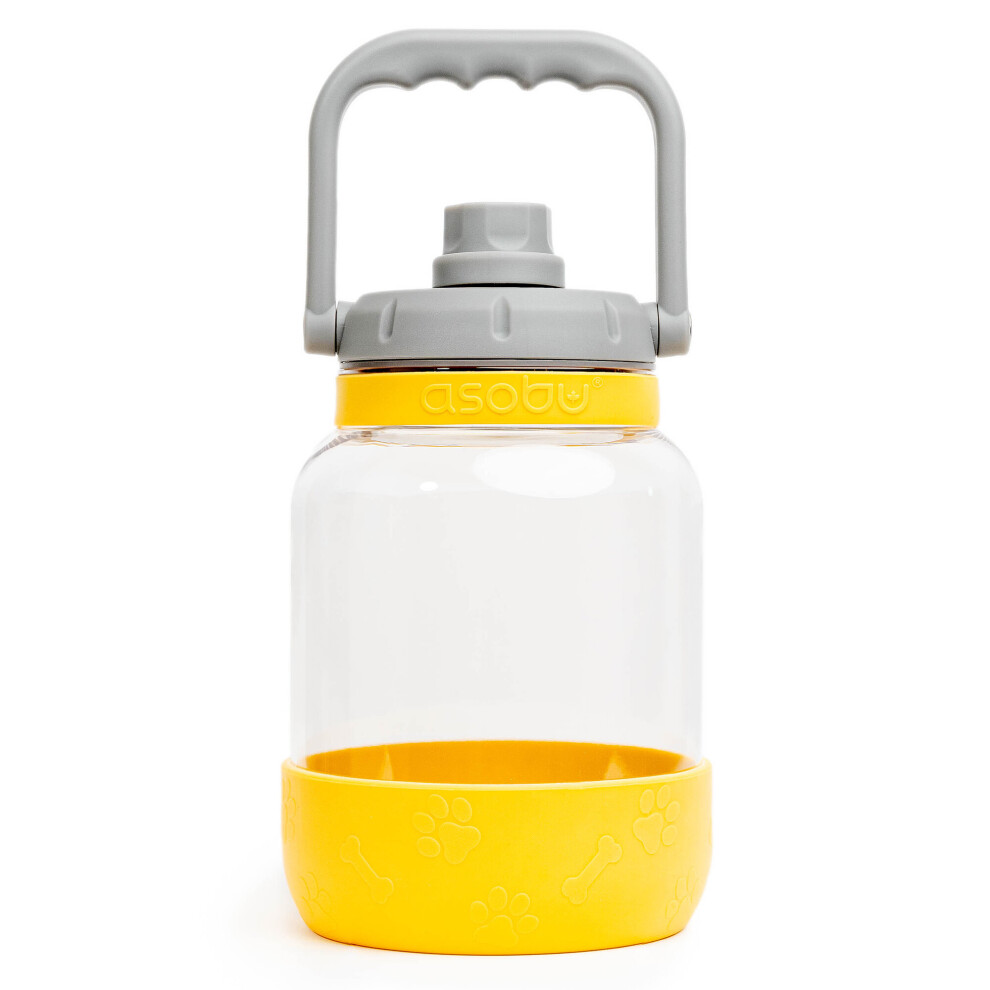 Photos - Other for Dogs Asobu Tritan Water Bottle with Dog Bowl Mustard 1.5 Litre Yellow TWB21-MUSTARD 