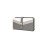 (Grey) Mixed Colour Women's Leather Look Clutch Purse 3