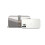 (Grey) Mixed Colour Women's Leather Look Clutch Purse 2