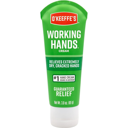 O'Keeffe's Working Hands 80ml – For Extremely Dry Hands, Instant Moisture & Protective Barrier (Code: Hand Cream for Extremely Dry, Cracked Hands)