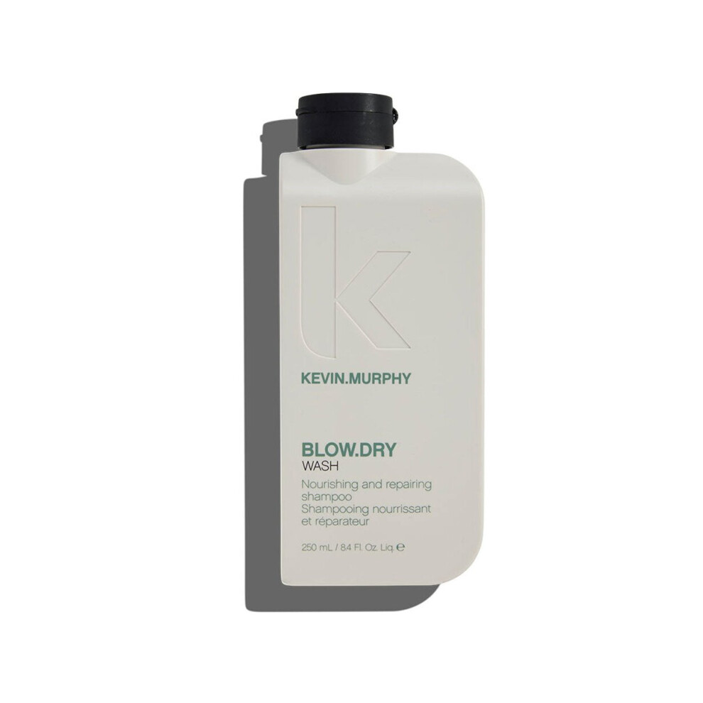 Kevin Murphy Blow Dry Wash 8.4 Oz - Sulfate-Free Hydrating Shampoo With Creatine & Pea & Rice Proteins For Heat Protection, Strength & Colour Safe