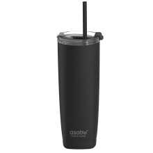 Asobu Aqualina Stainless Steel Insulated Tumbler 600ml Black
