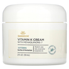 Swanson, Cremas de vitamina K con Menaquinona-7, 2 fl oz (59 ml)