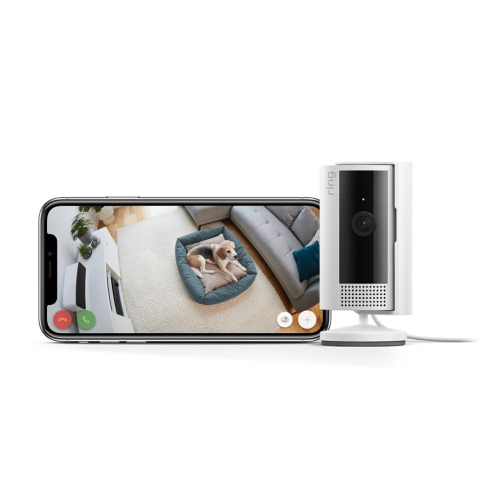 Ring Indoor Camera 2Nd Gen Plug-In Indoor Security Cam 1080P Hd Video