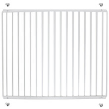 Fridge Shelf for HAIER Refrigerator Freezer Adjustable White Plastic Coated Extendable Arms (Large, 425mm - 670mm x 320mm)