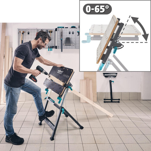 wolfcraft wolfcraft Master 650 ERGO Height-adjustable Clamping and Working Table 1