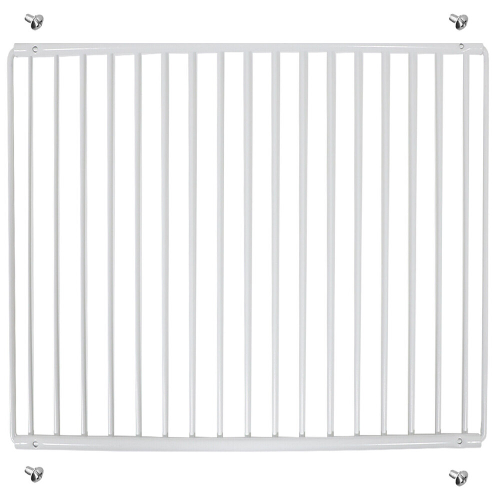 Spares2go Fridge Shelf For Diplomat Refrigerator Freezer Adjustable Plastic Coated Extendable Arms (Large, 425Mm - 670Mm X 320Mm) White
