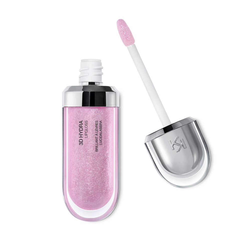 Kiko MILANO - 3d Hydra Lip gloss 27 Softening Lipgloss for a 3D look  Pearly Lavender color  Professional Makeup