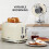 Breville Breville Bold Vanilla Cream 2-Slice Toaster with High-Lift and Wide Slots | Cream and Silver Chrome [VTR003] 4