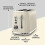 Breville Breville Bold Vanilla Cream 2-Slice Toaster with High-Lift and Wide Slots | Cream and Silver Chrome [VTR003] 5