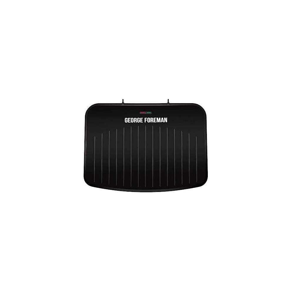 George Foreman 25820 Large Fit Grill - Versatile Griddle, Hot Plate and Toastie Machine with Improved Non-Stick Coating and Speedy Heat Up, Black