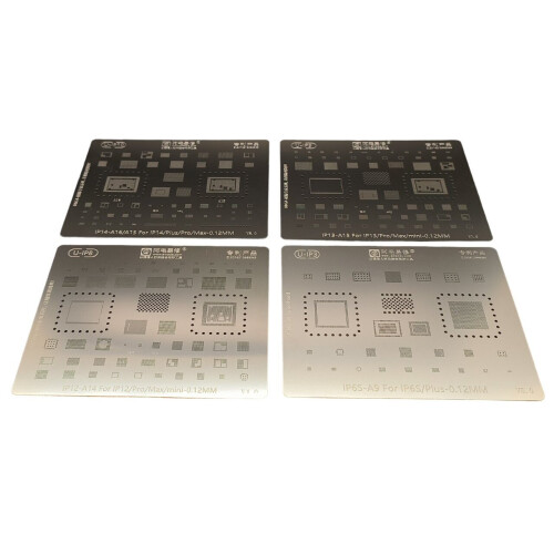 8-In-1 BGA Reballing Stencil Set Compatible With iPhone