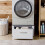 Living And Home Washing Machine Dryer Pedestal with Drawer 3