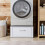 Living And Home Washing Machine Dryer Pedestal with Drawer 2