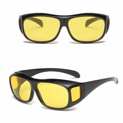 Dark Glasses for Driving - Night Vision Glasses Yellow