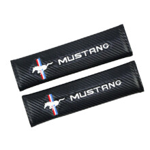 FORD Mustang Shoulder Strap Safety Carbon Car Seat Belt Shoulder Pads