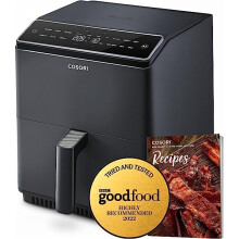 COSORI Smart Air Fryer Oven Dual Blaze 6.4L, Double Heating Elements, Cookbook, No Shaking & No Preheating, APP Control, 12 Functions, Air Fry