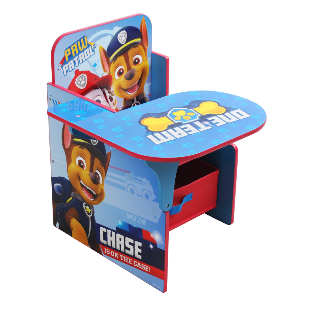 Paw Patrol Chair Desk With Storage Bin