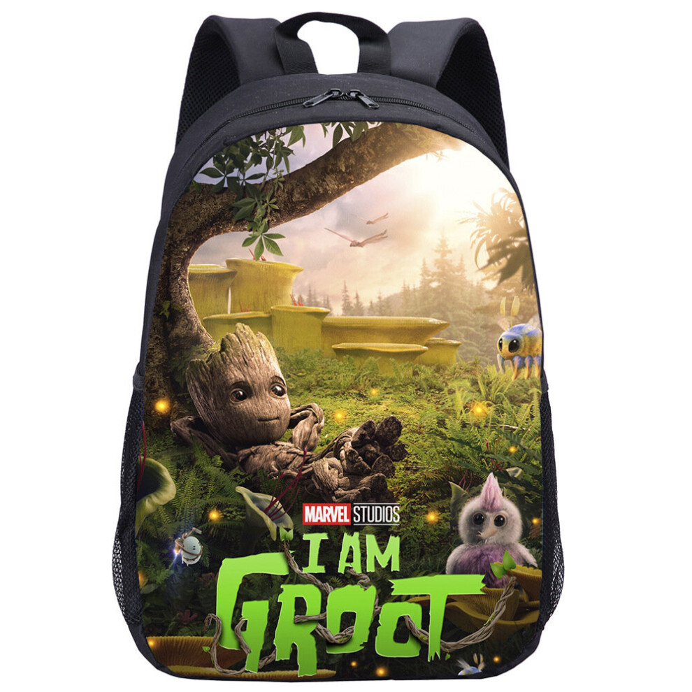 (Style A) Am Groot I Kid Backpack Girls Boys Schoolbag Portable Laptop Travel Rucksack Bag