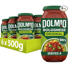 Dolmio Original Bolognese Tomato Pasta Sauce Jar Multipack 6 x 500 g