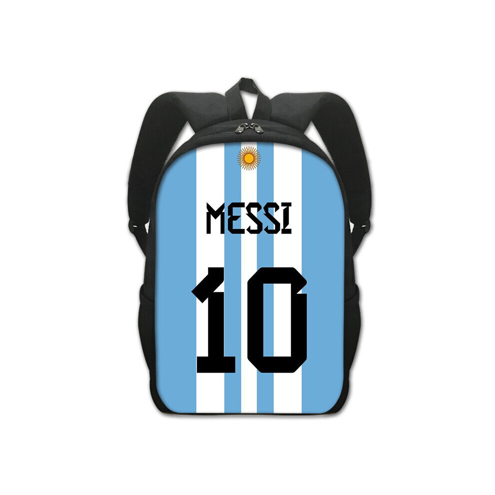 (Y4) Messi Printed Backpack Student School Bag Travelling Shoulder Bag