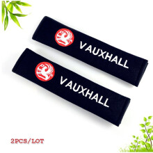 VAUXHALL Embroidered Seat Belt Pads, High Quality Brand logo 2 pcs