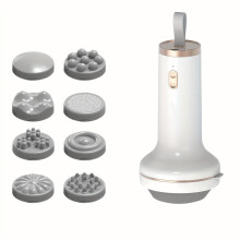 Irich Handheld Cellulite Remover Massager,Electric Wireless Slimming Massager,with 8 Massage Heads Used for Muscles,Arms, Butt, Thighs