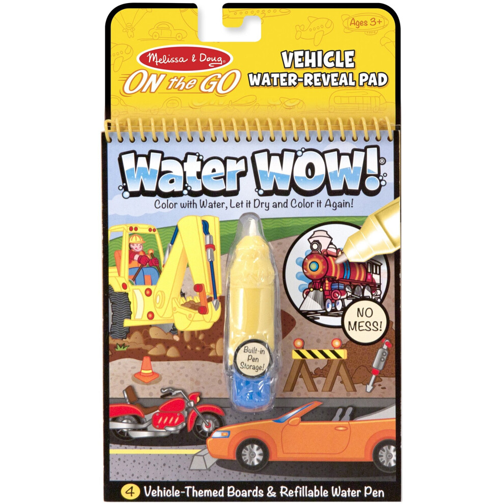 Melissa & Doug On The Go Water Wow!-Vehicles -Mdwow-5375