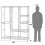 71" Portable Closet Wardrobe Clothes Rack Storage with Shelves 10