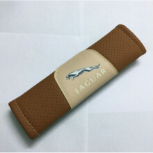 2Pcs Brown High Quality Car Seat Belt Shoulder Cover Pad Jaguar Auto
