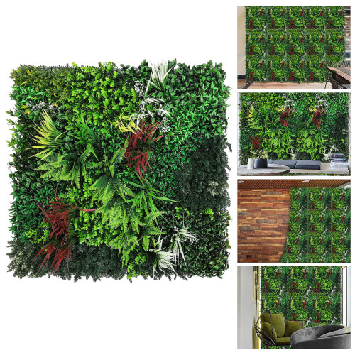 Artificial Plant Flower Wall Panel 1mx1m Living Hedge Foliage Wall