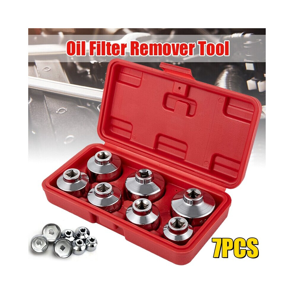 7Pcs Oil Filter Wrench Socket Set 3/8" Drive 24 27 29 30 32 36 38Mm 186803316033