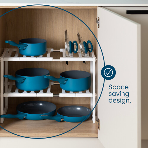 LIVIVO LIVIVO Adjustable Under Sink Storage & Organiser 1