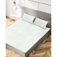 (2cm, Single) Memory Foam Mattress Topper with Bamboo Cover Thick Medium Firmness