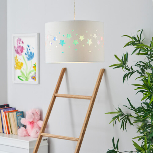 (Stars) Glow Iridescent Easy Fit Shade - White 1
