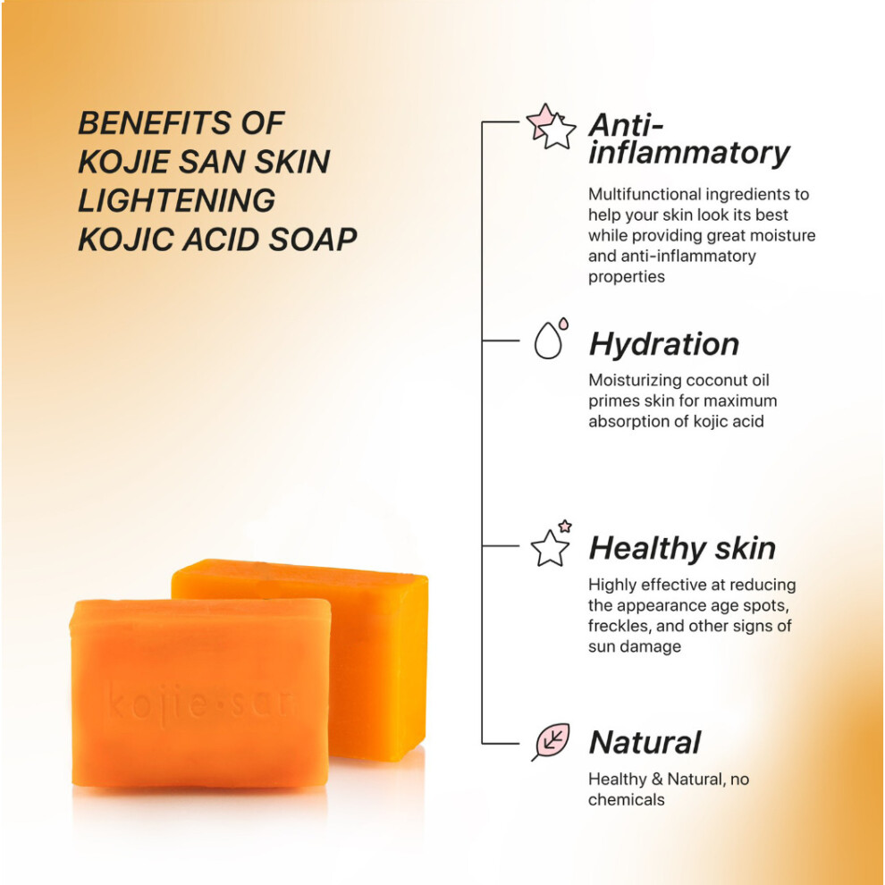 Kojie San Skin Lightening Soap - Classic 65g x1 (Loose/Bulk Packaging)