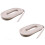 (White, 2 Strips (24M)) Caravan Awning Rail Protector Strips 1