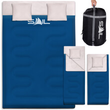 (Blue) SAIL 'Buddy' Sleeping Bag 3-4 Season - Double
