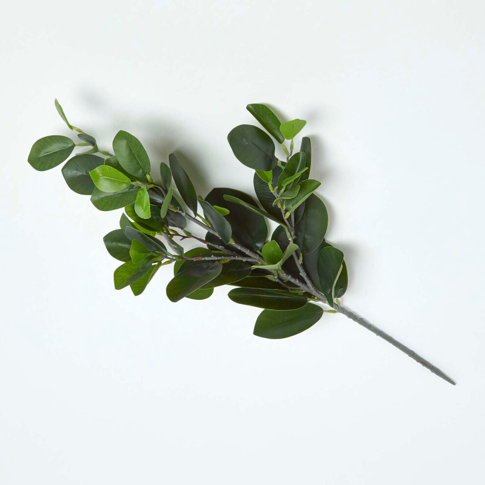Homescapes Rubber Leaf Foliage 58 Cm Green
