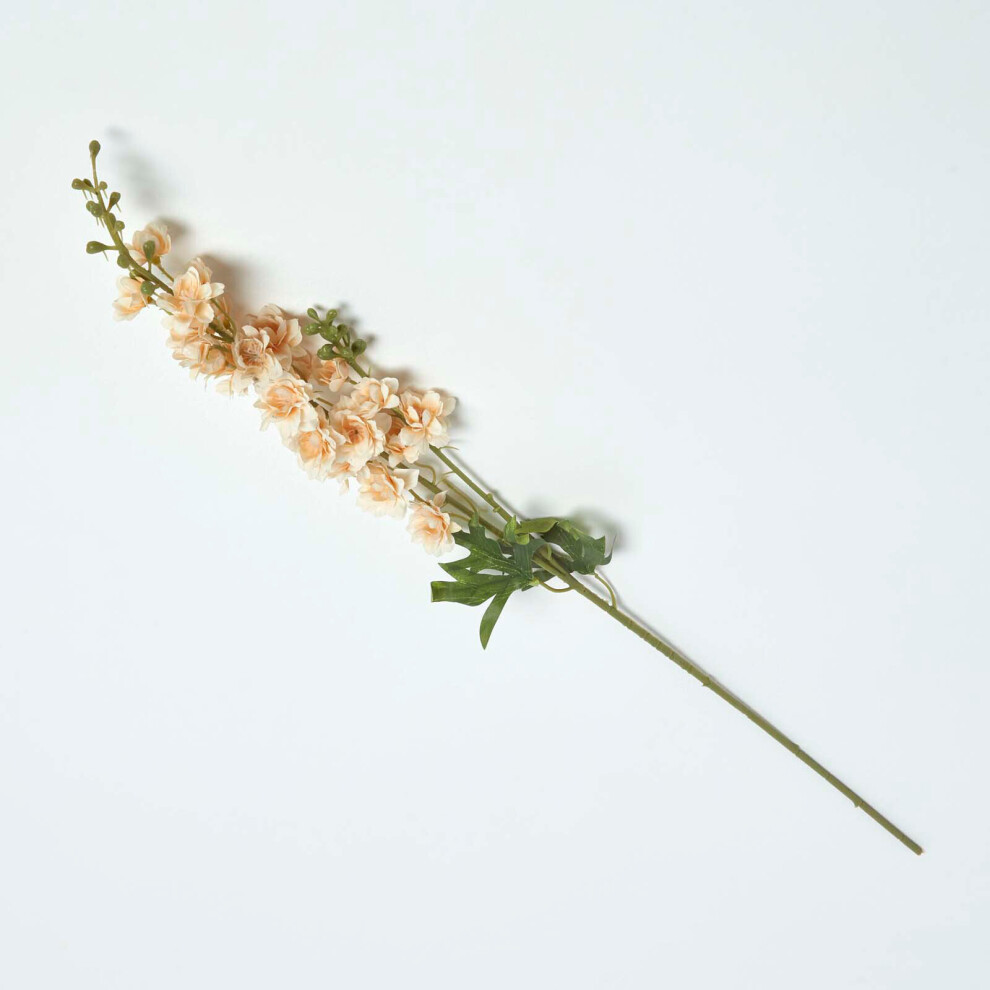Peach Stock Flower Spray Single Stem 87 cm