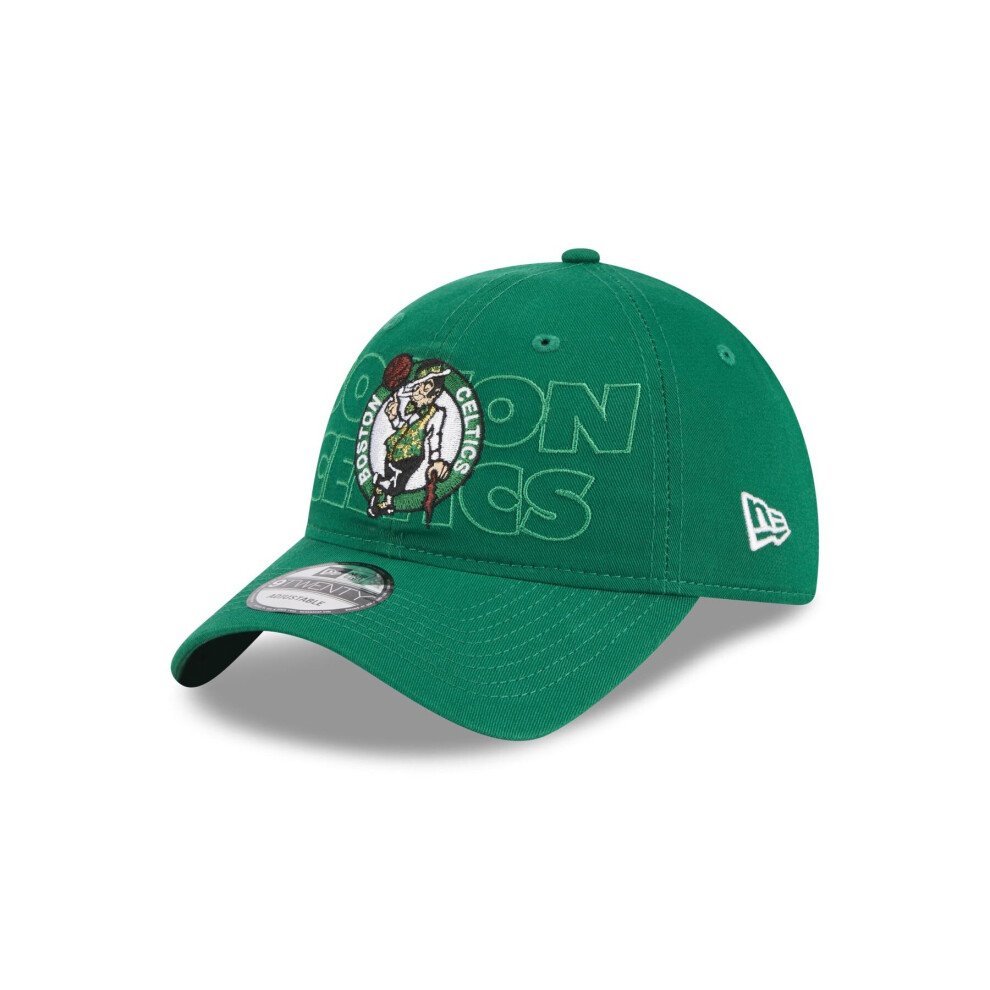 New Era Mens NBA Draft 9Twenty Adjustable Cap ~ Boston Celtics Green