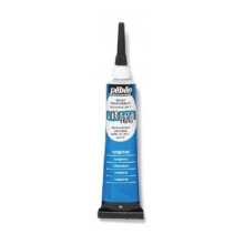 Tinta cerne para vidro - Pébéo - V160 - 20 ml - Azul Turquesa - Mista